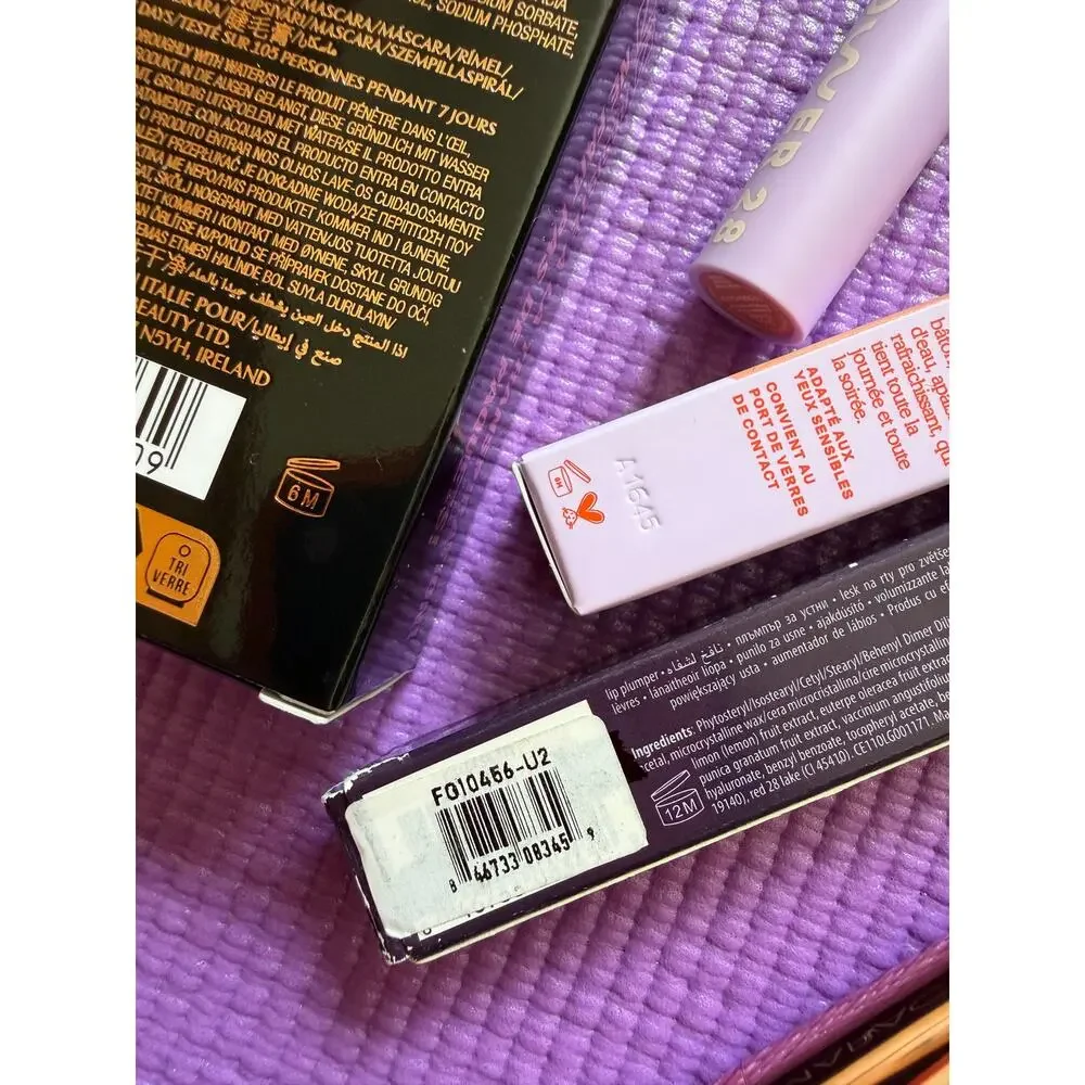 New Charlotte Tilbury Mascara Tarte Maracuja Lip Tower 28 Eyeshadow Makeup Lot